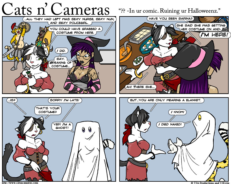 Click for full size. CnC Holloween 2009 Guest Strip