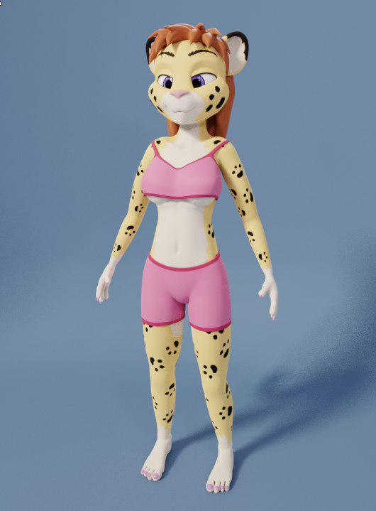 Sarina 3d Model Progress and Voice Actress Tryouts